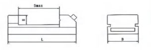 QKG100 vice dimensions