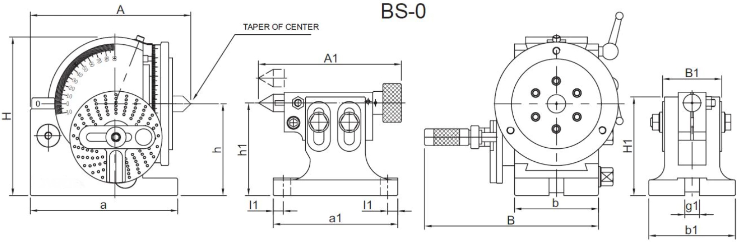 Dividing head BS0