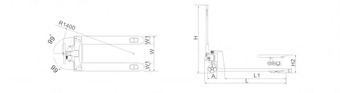 Hand pallet truck