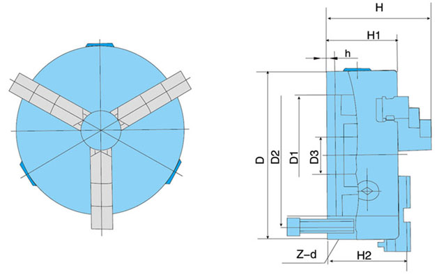 Sanou lathe chuck