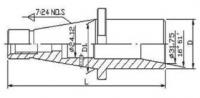 NT40-MTA3-60 Transitional mandrel
