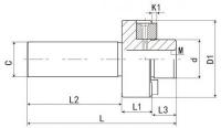 C20-FMB22 Milling cutter arbor