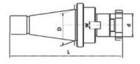 NT50-FMB32-100 Milling cutter arbor