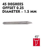Blade, knife for PCUT cutting plotter (45 degrees, offset 0.25)