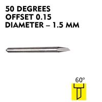 Blade, knife for PCUT cutting plotter (50 degrees, offset 0.15)