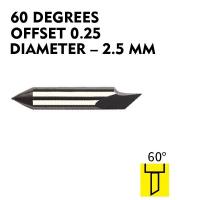 Plotter blade for LOLINE cutting plotter (60 degrees, offset 0.25)