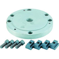 Adapter (faceplate) for chuck 160 mm for rotary table
