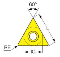 DESKAR TPGH110304L-F LF90 replacement insert for boring systems