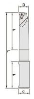 SBJ20L20-100 Indexable Boring Bars (TPGT1103M3T10)
