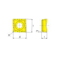 DESKAR QCMT10T304-CM LF6018S replacement cutting insert for drills