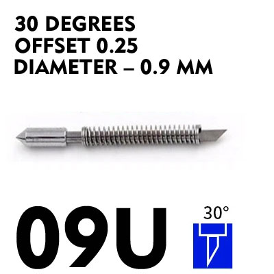 09U-30-Deg-Offcet-0.25-Graphtec-Blade-For-Cutting-Plotter-2