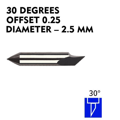 30-Deg-Offcet-0.25-Loline-Blade-For-Cutting-Plotter
