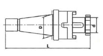 NT40-FMB22-45 Milling cutter arbor