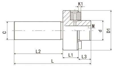 C20-FMB32 Milling cutter arbor