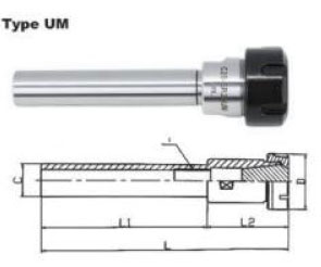 C20-ER25UM-100 Collet holder