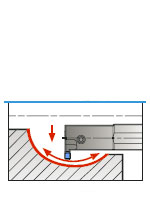 MGIVR3125-5 grooving lathe cutter