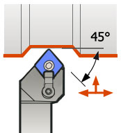 MCSNL2525M12 lathe tool holder