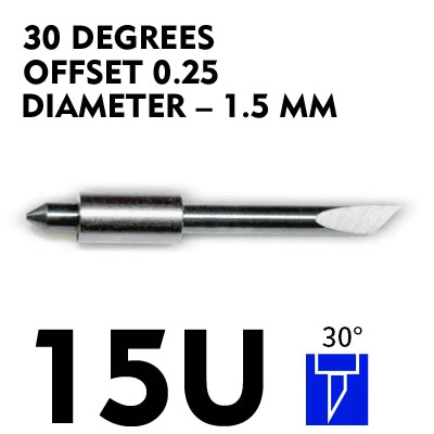 Plotter blade GRAPHTEC 15U (30 degrees, offset 0.25)