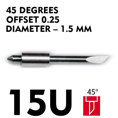 Plotter blade GRAPHTEC 15U (45 degrees, offset 0.25)