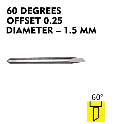 Blade, knife for MIMAKI cutting plotter (60 degrees, offset 0.25)