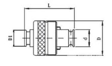 GT12 Set of heads for threading chuck
