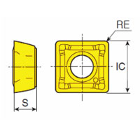 DESKAR SPMG 060204-TG LF 6018 replacement cutting insert for drills