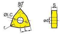 DESKAR WNMG080404L-S LF9118 replacement cutting insert for turning tools