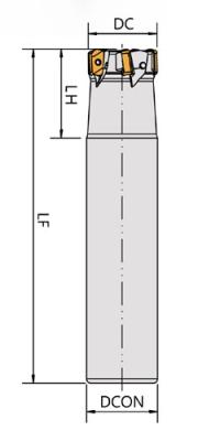 EXN03R-C32-35-150-5T face mill