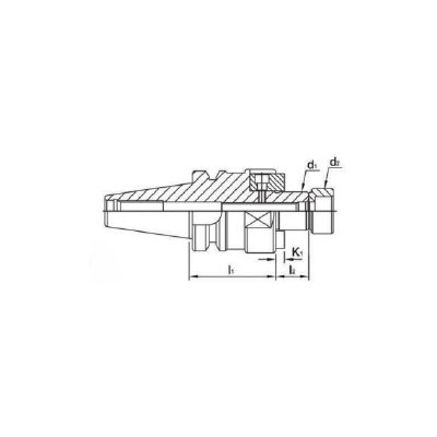 BT40-FMB22-150 Milling cutter arbor