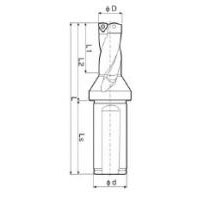 C40-3D46-143SP14 Drill body U-drill for inserts SP