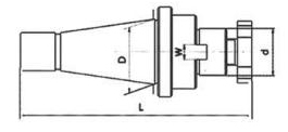 NT50-FMB40-60 Face endmill holder shell end mill arbor CNC Milling
