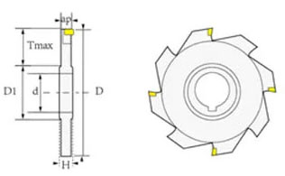 SMP08-125*12T10-FMB32 Fast Feed Milling Cutter