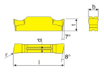 MYCUT MGGN200L-15 LF6018 replacement cutting insert for parting turning tools