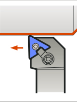 MTGNR2525M22 lathe tool holder